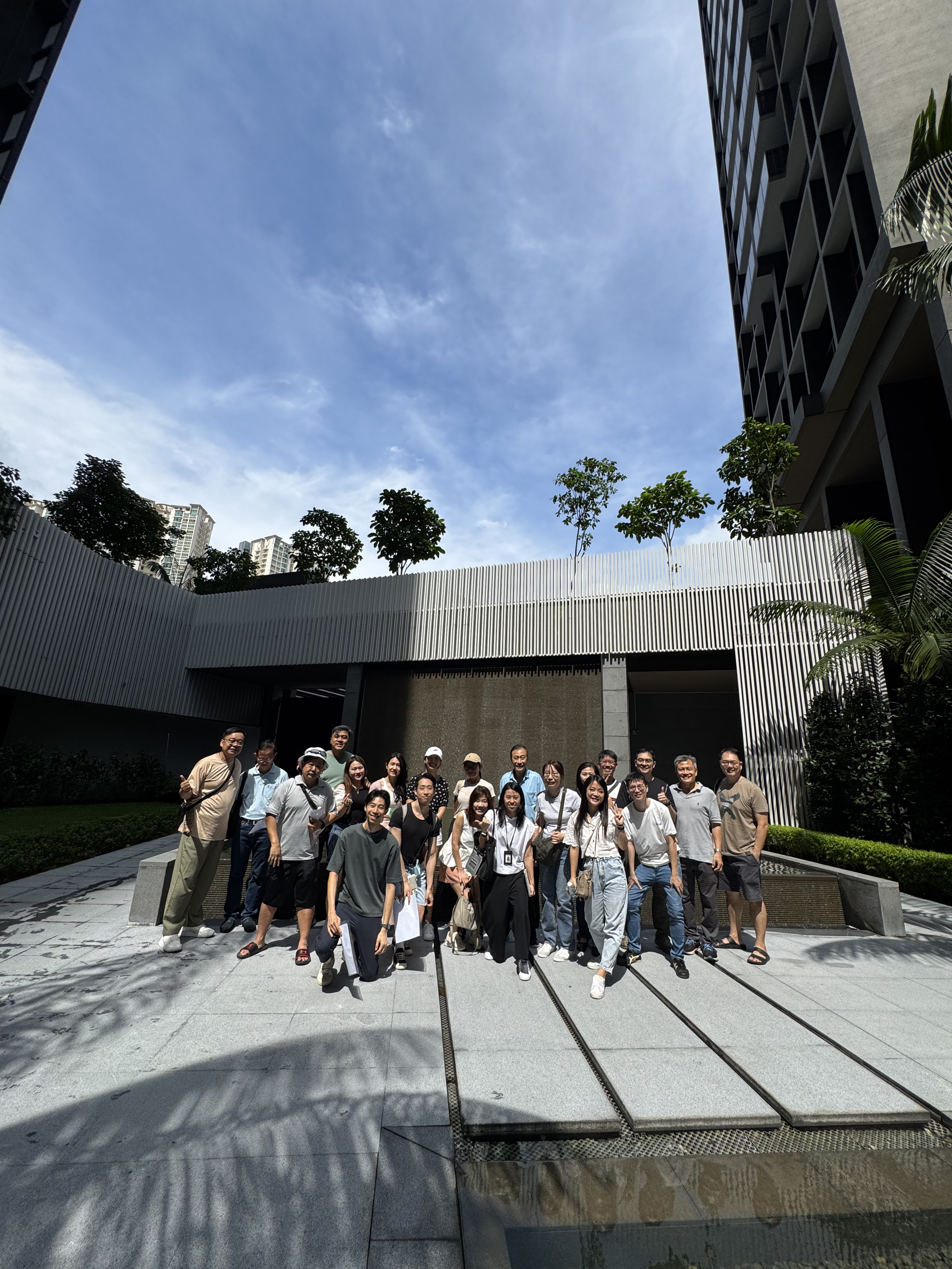 Touring a residential development