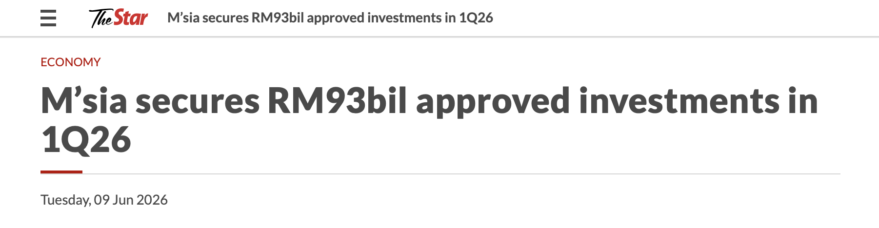 The Star investments 1Q26 The Star investments 1Q26