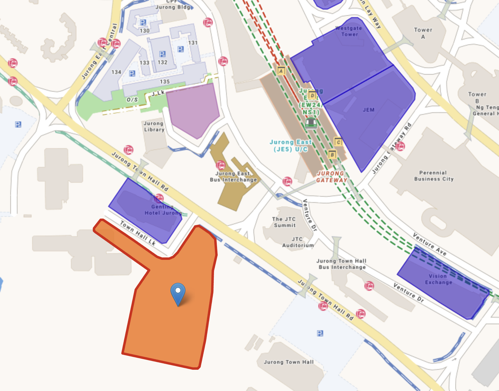 town hall link map area town hall link map area