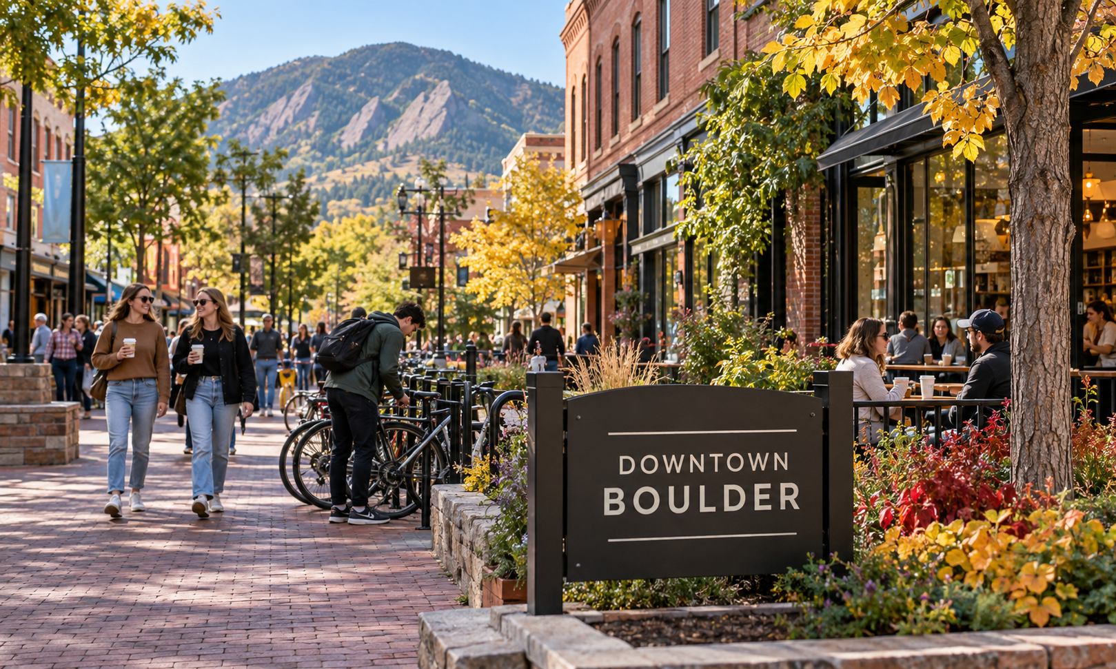 Boulder shown as a suburb on a Denver campaign map.