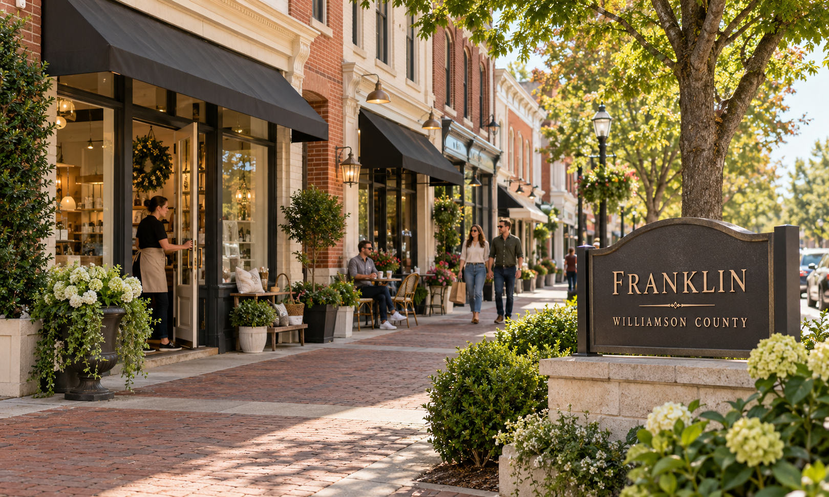 A quieter, wealthier county treated as part of the city.