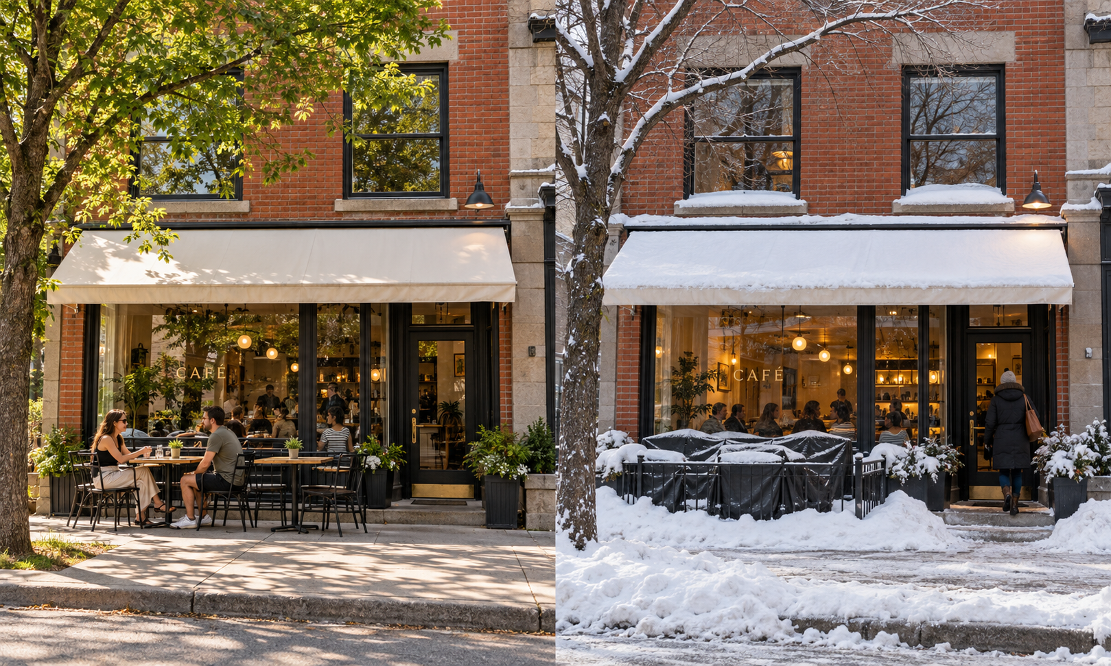 A long winter splitting the year for local businesses.