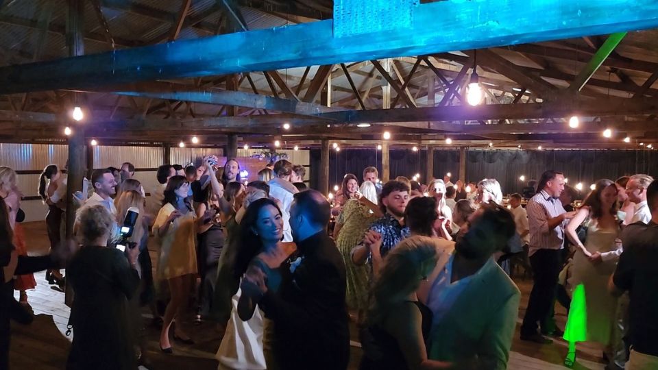 Wedding dancefloor in Whangarei