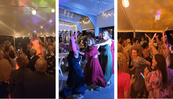 DJ Hire at Bay of Islands Wedding