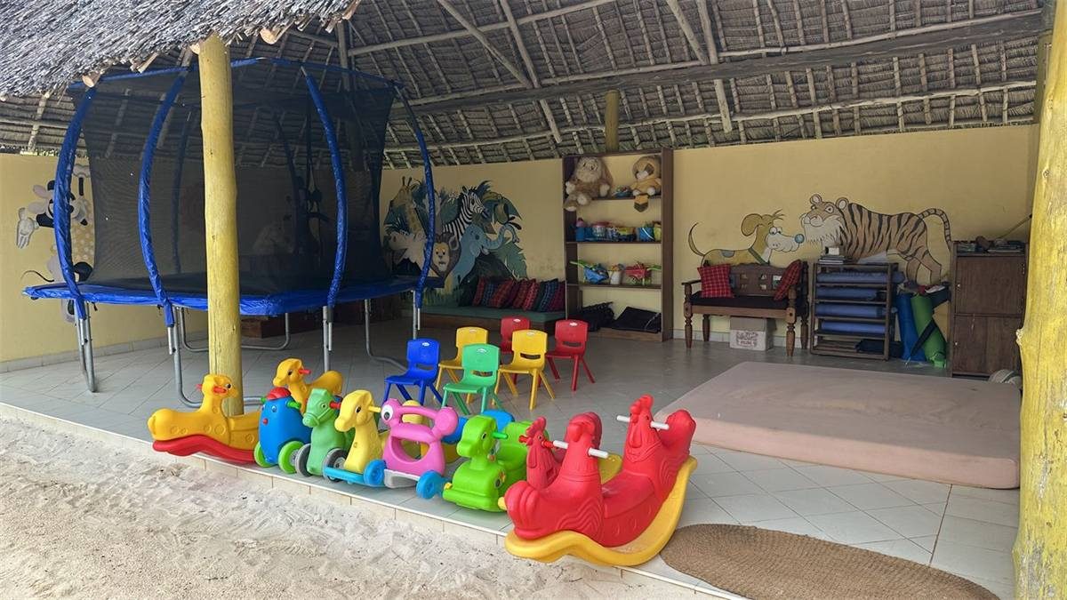 Children playing at the resort kids’ club