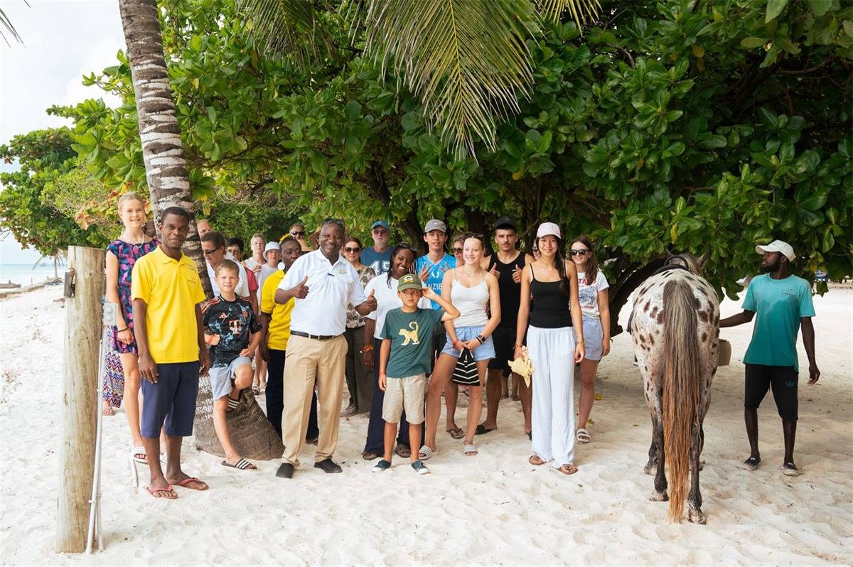 A guided walk through a Zanzibar village