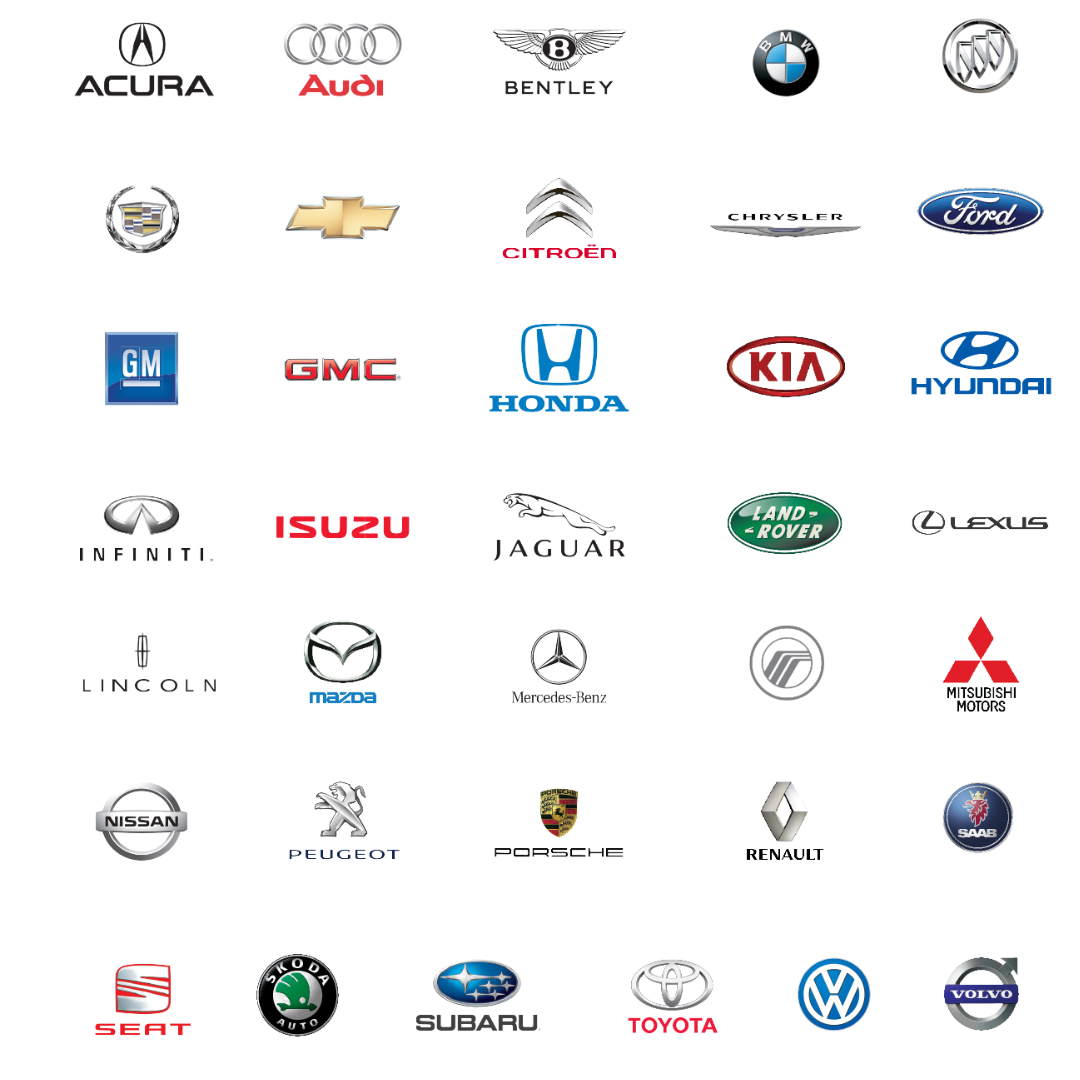 Todos os logos da marcas de automóveis