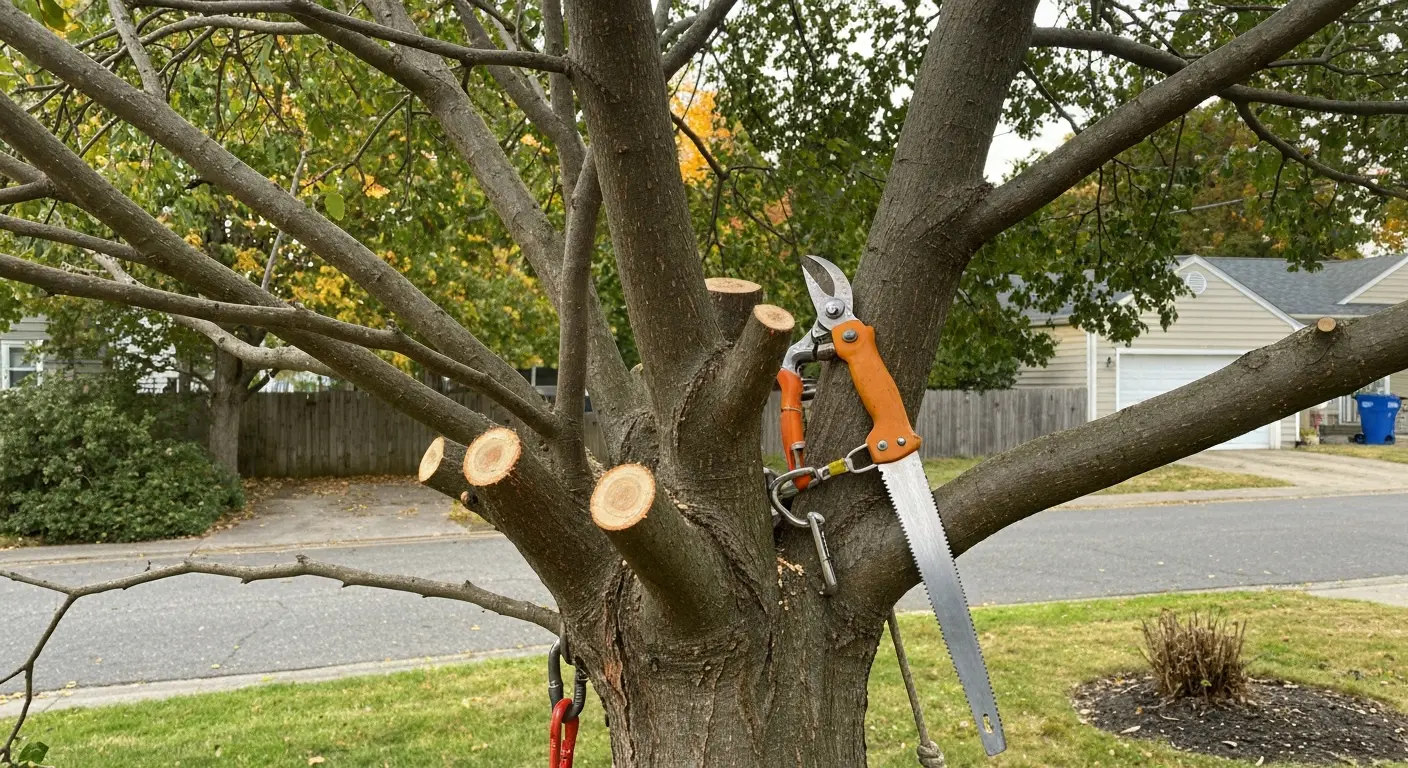 Tree trimming work