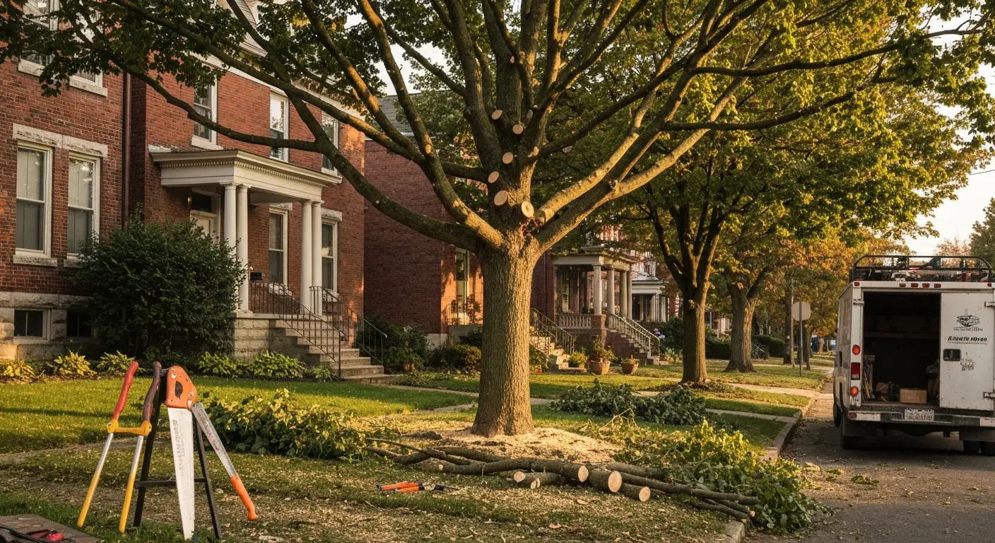 Tree trimming in Harrisburg