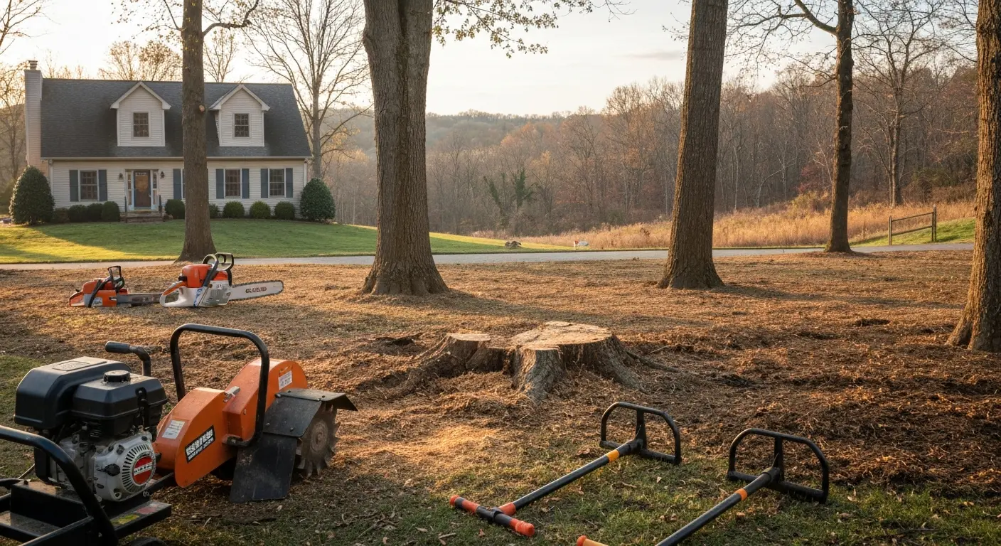 Tree removal and cleanup