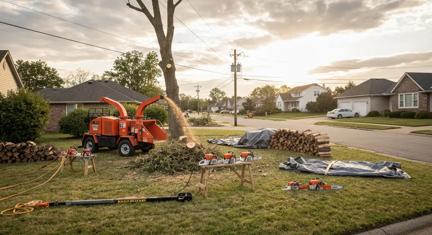 Emergency tree service