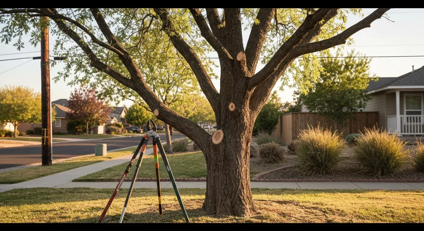 Tree crown cleaning