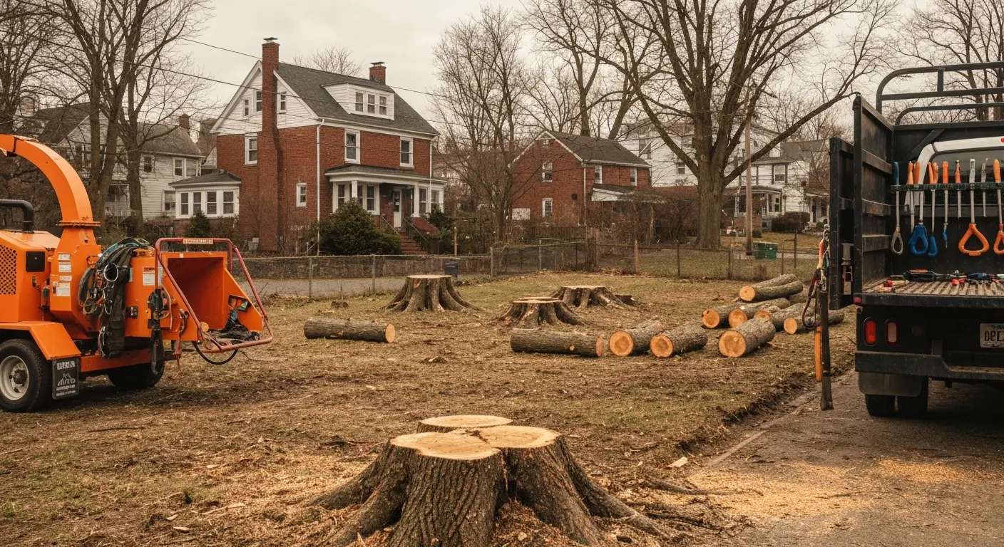 Tree removal in Pittsburgh