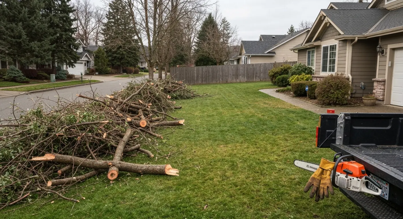 Emergency storm cleanup
