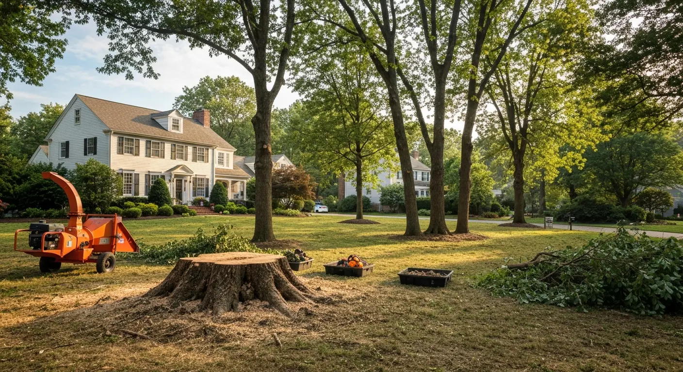 Tree removal in Brandywine Knoll