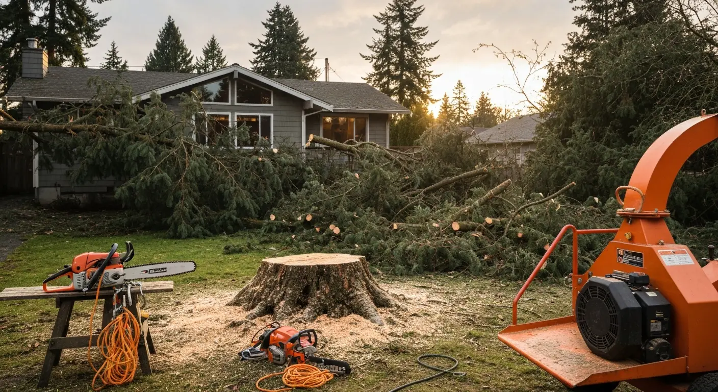 Emergency tree service