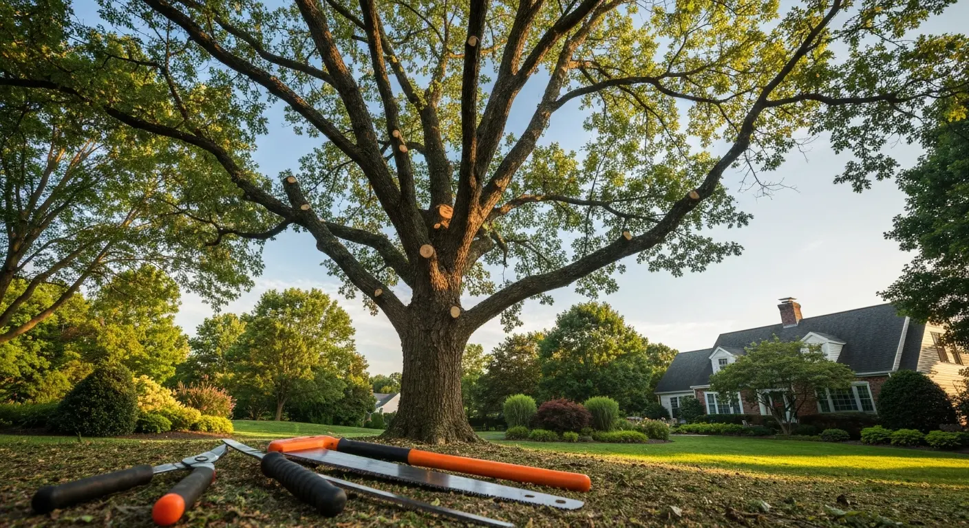 Tree trimming in Glen Mills