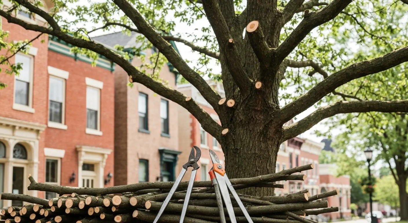 Tree trimming in Media, PA