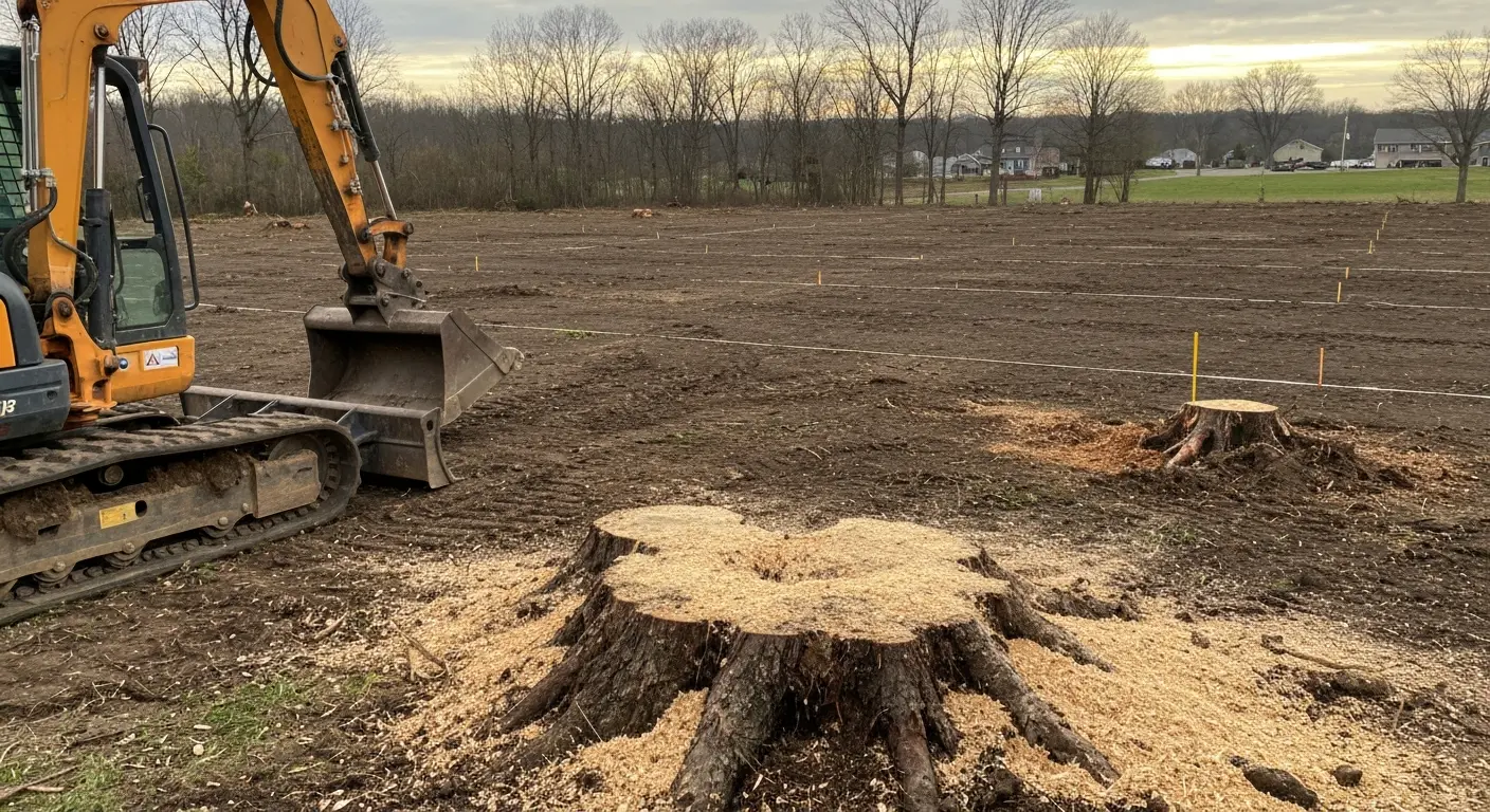 Land clearing and stump removal
