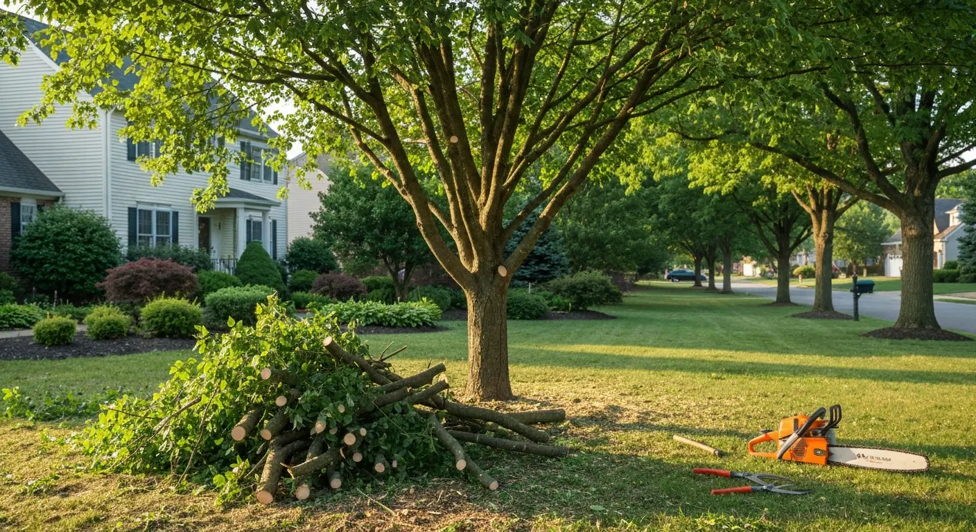 Tree trimming and pruning service