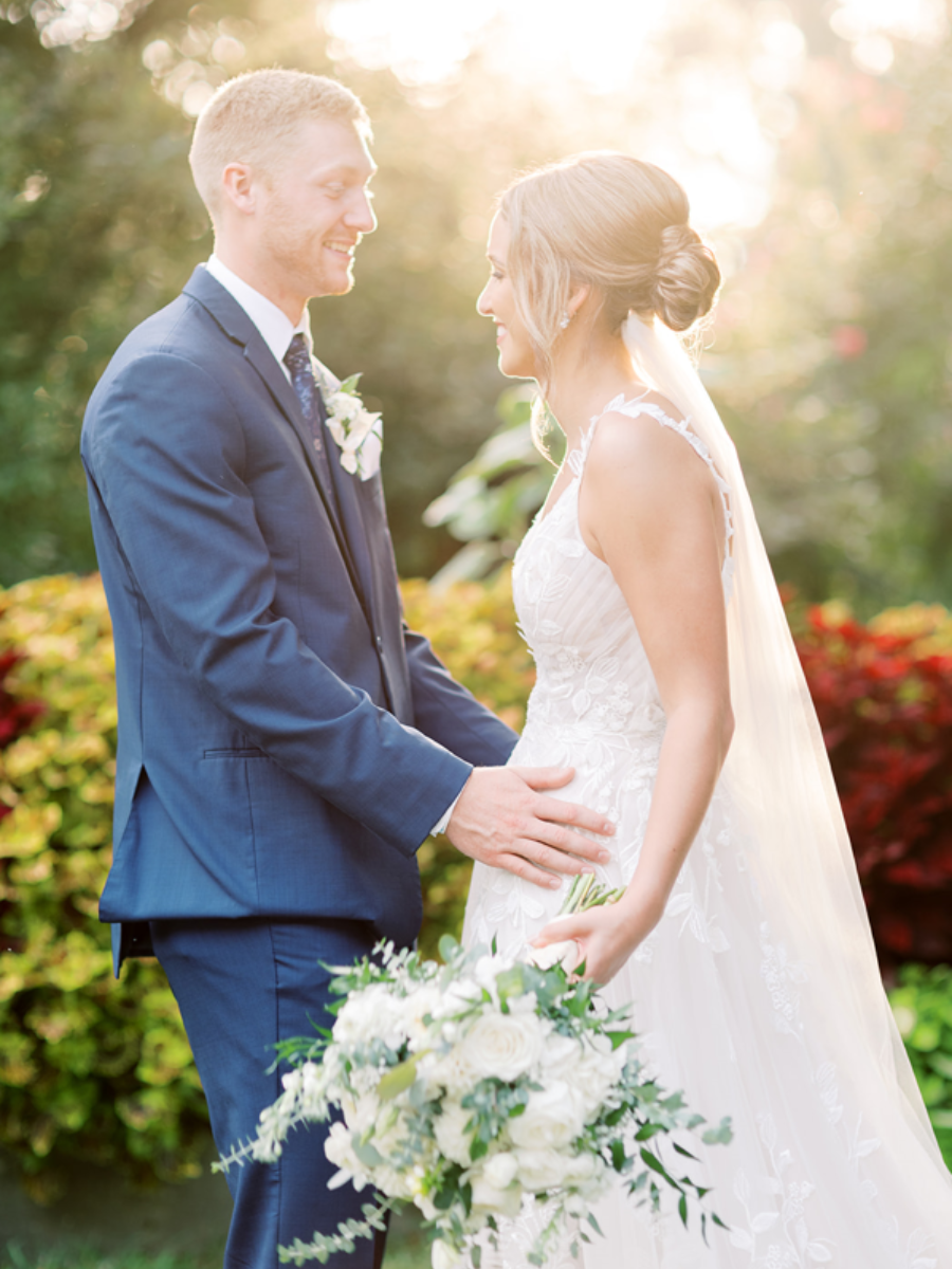 Bride and groom exiting the ceremony.