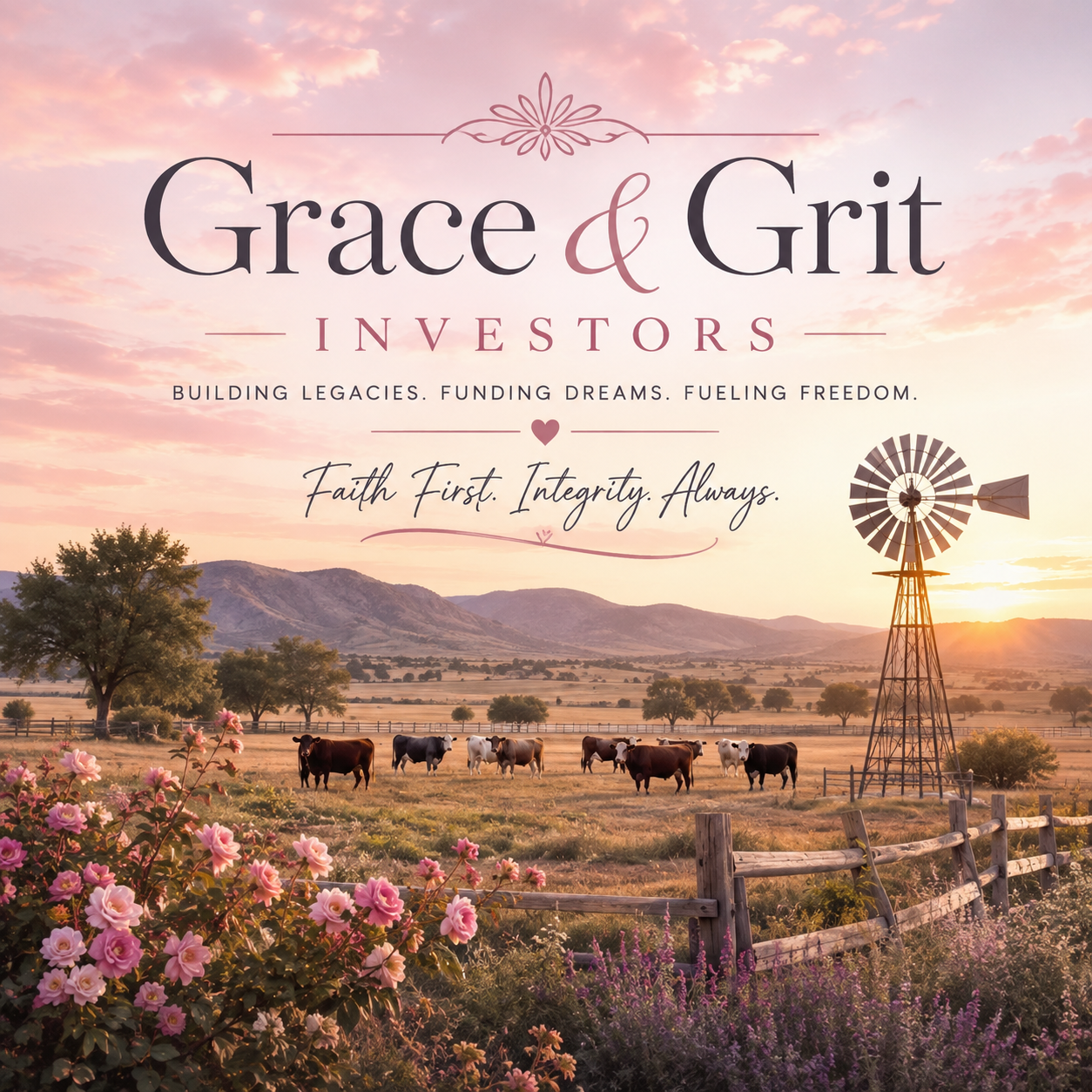 Grace & Grit Investors — Building Legacies. Funding Dreams. Fueling Freedom. Faith First. Integrity Always.