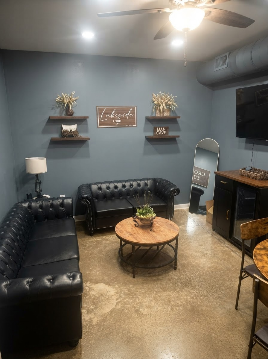 The groom's quarters at Lakeside Lodge