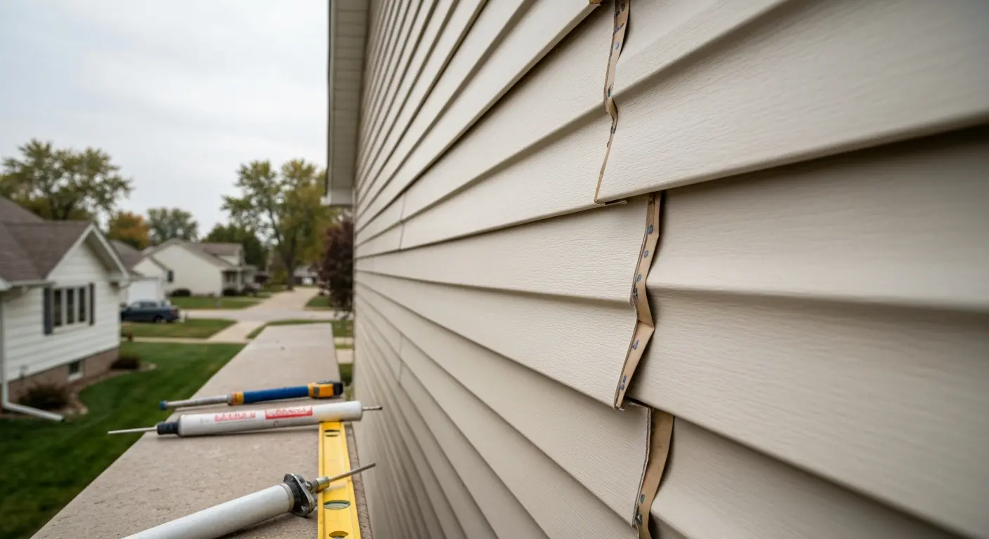Vinyl siding repair in Kankakee