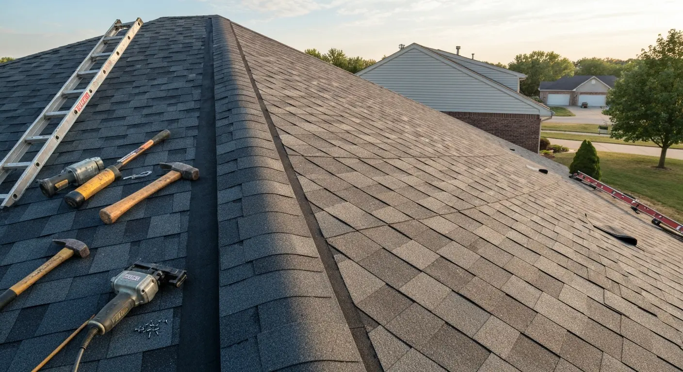 Asphalt shingle roof replacement