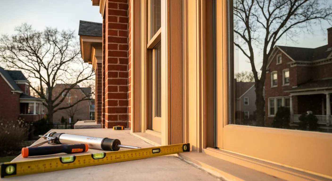 Replacement window installation