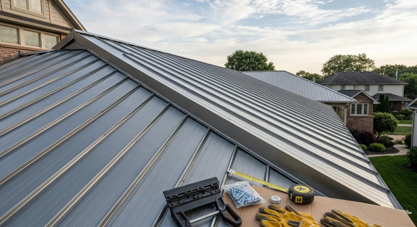 Full metal roof replacement