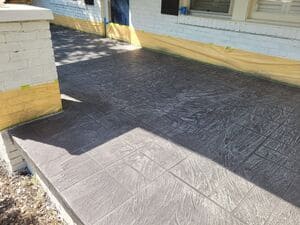 Stamped concrete in Greenville