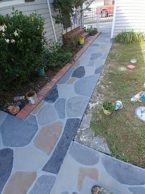Decorative concrete in Easley