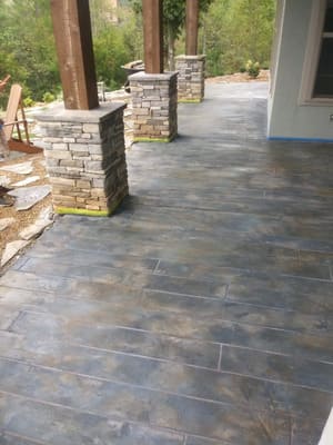 Decorative concrete in Greenville