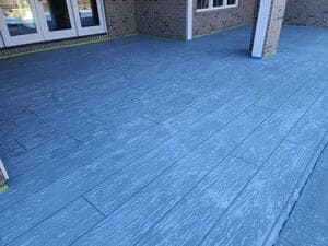 Metallic epoxy in Greenville