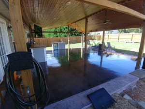 Polished concrete in Easley