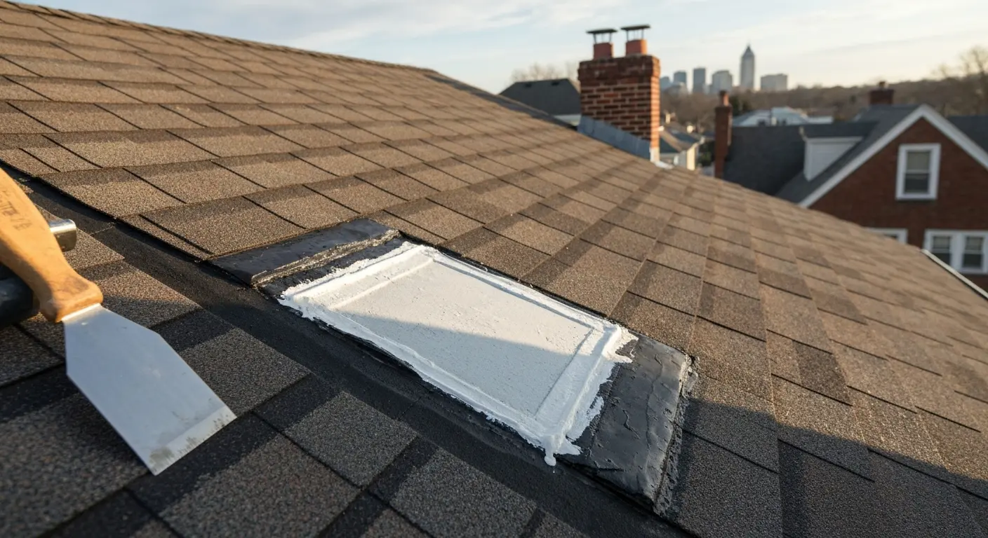Roof leak repair and sealing