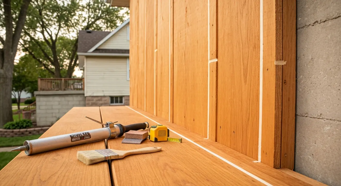 Wood siding repair in Kankakee