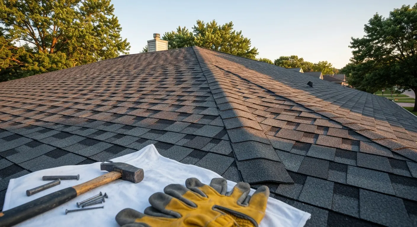 Asphalt shingle roof replacement