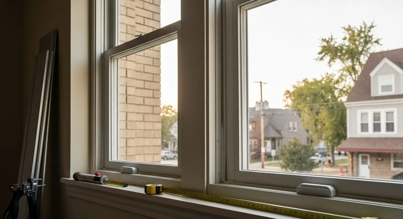 Energy-efficient window installation
