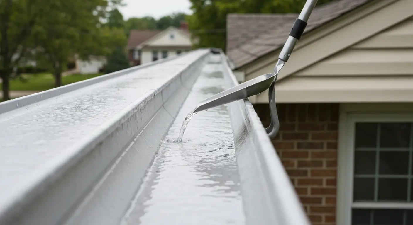 Seasonal gutter cleaning in Kankakee