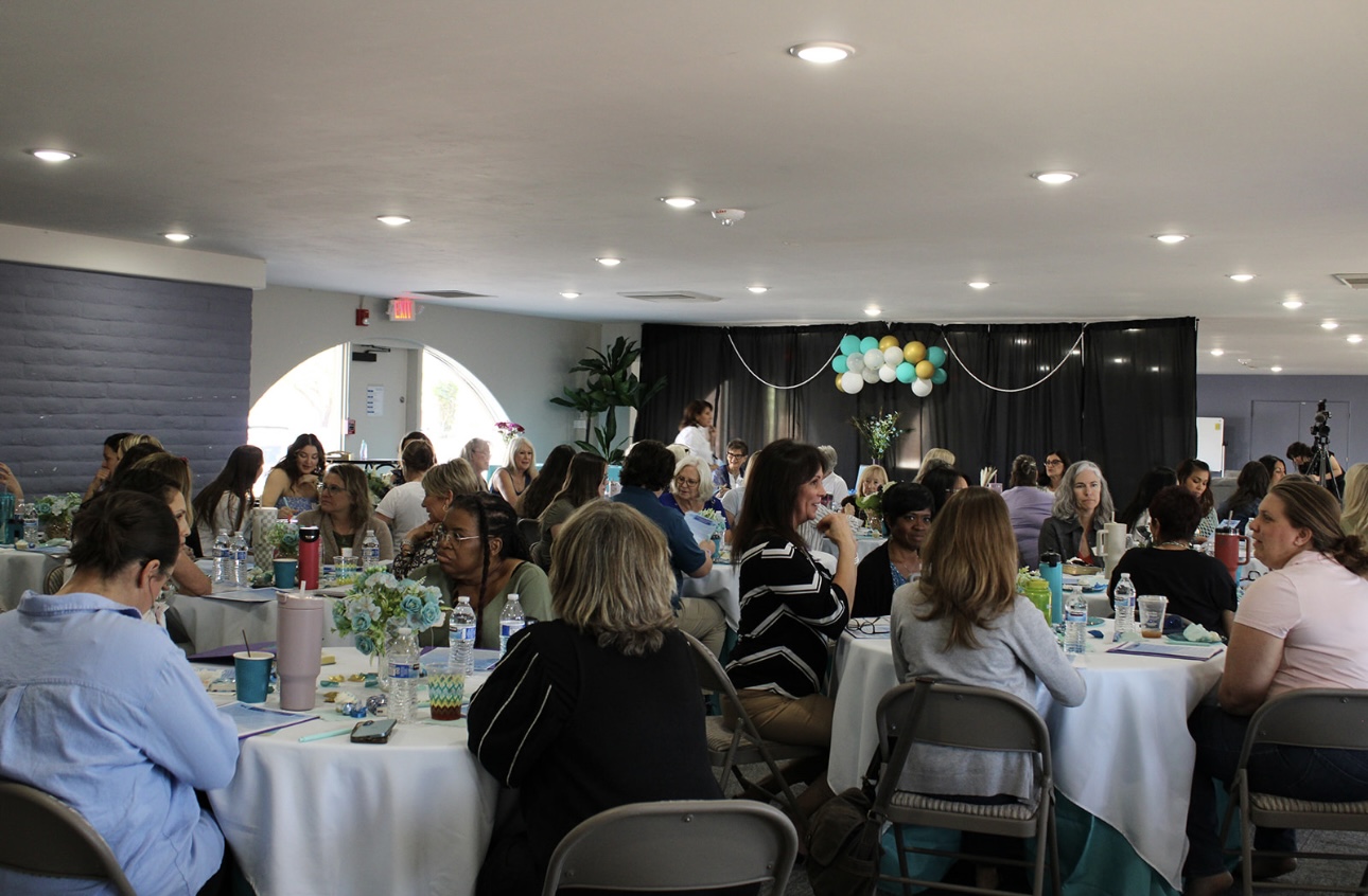 A moment from a Spark Our Spirit Ministries event