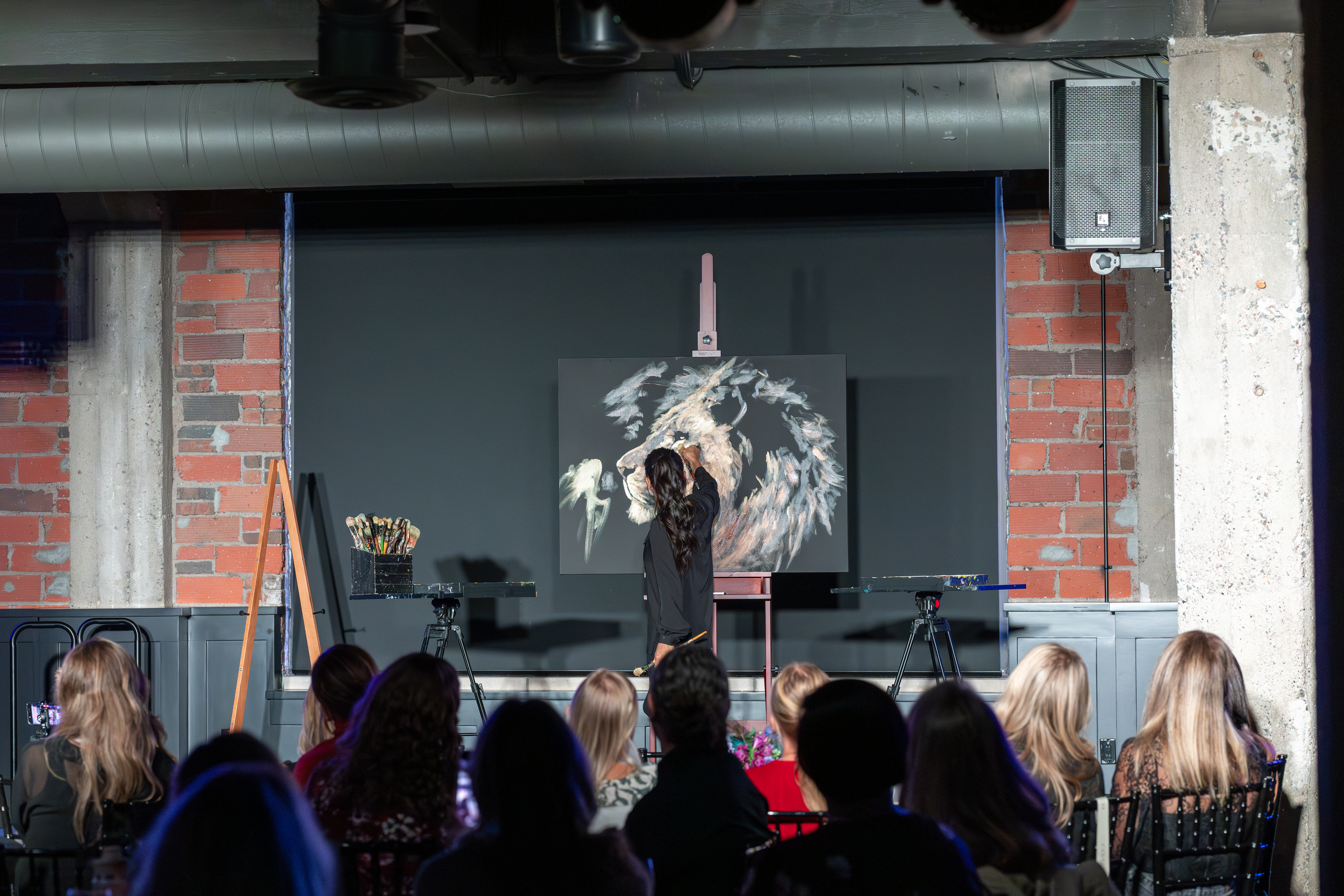 A moment from a Spark Our Spirit Ministries event