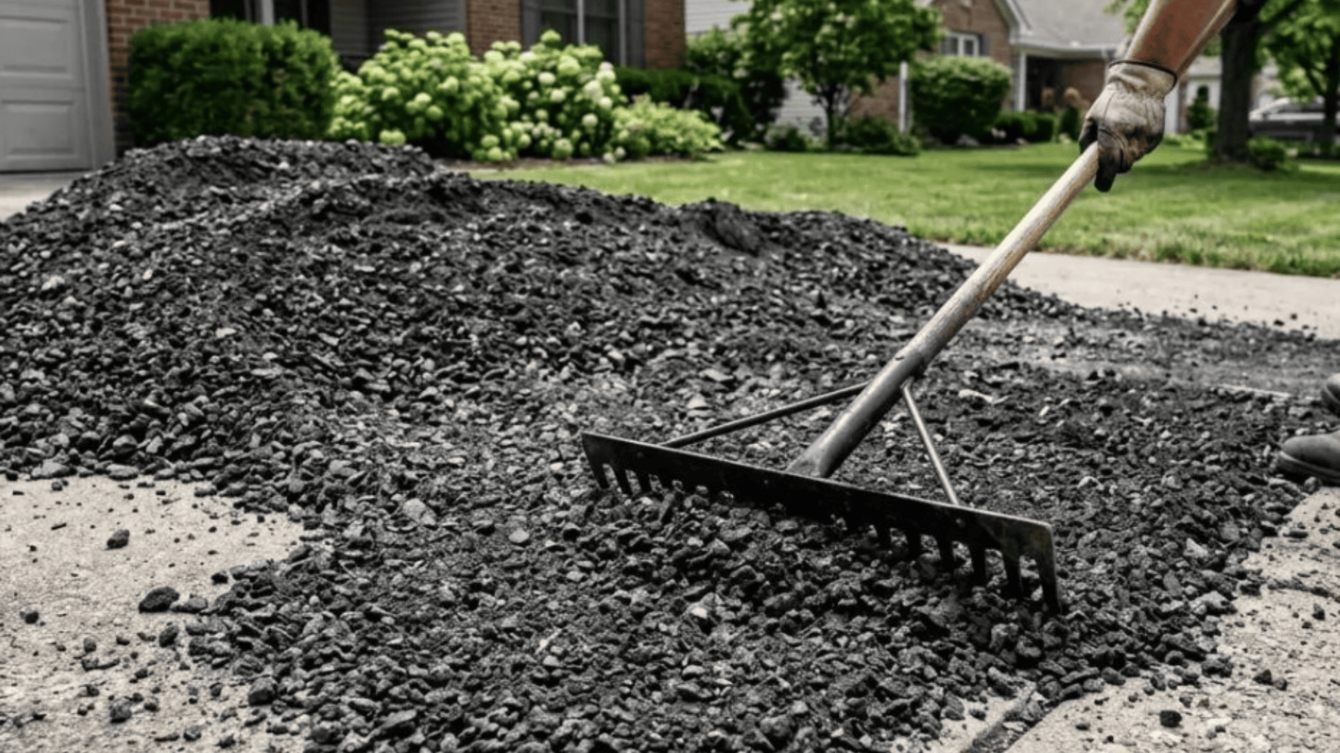 Asphalt Millings Installation