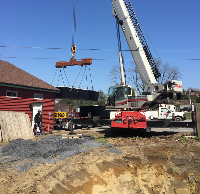 Site preparation Near Grand Isle County, Vermont