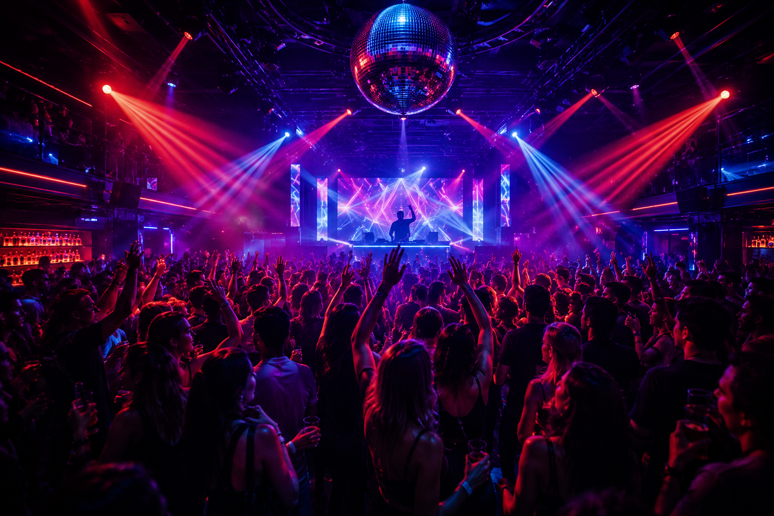 Nightclub dance floor
