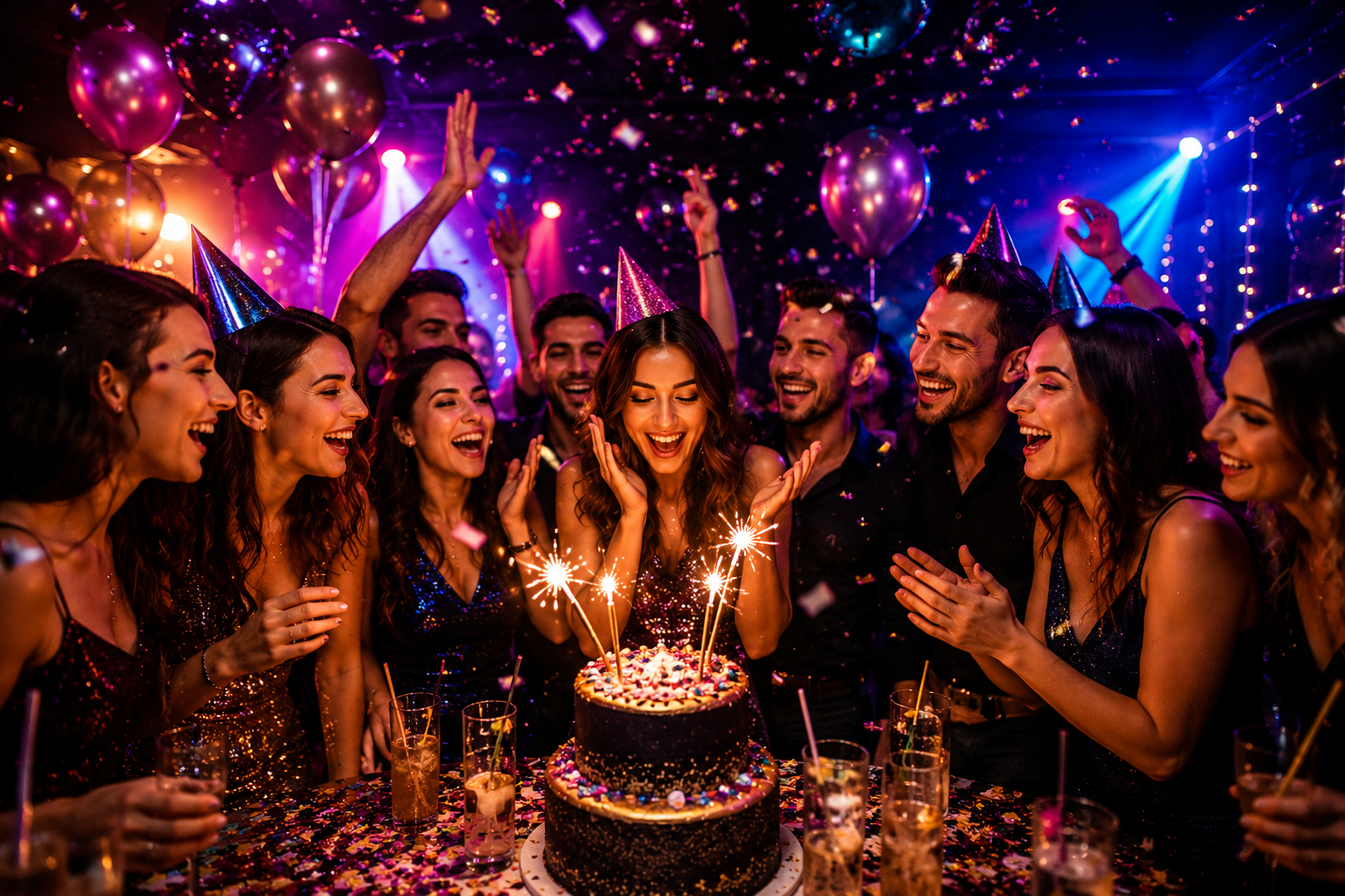 Birthday party celebration