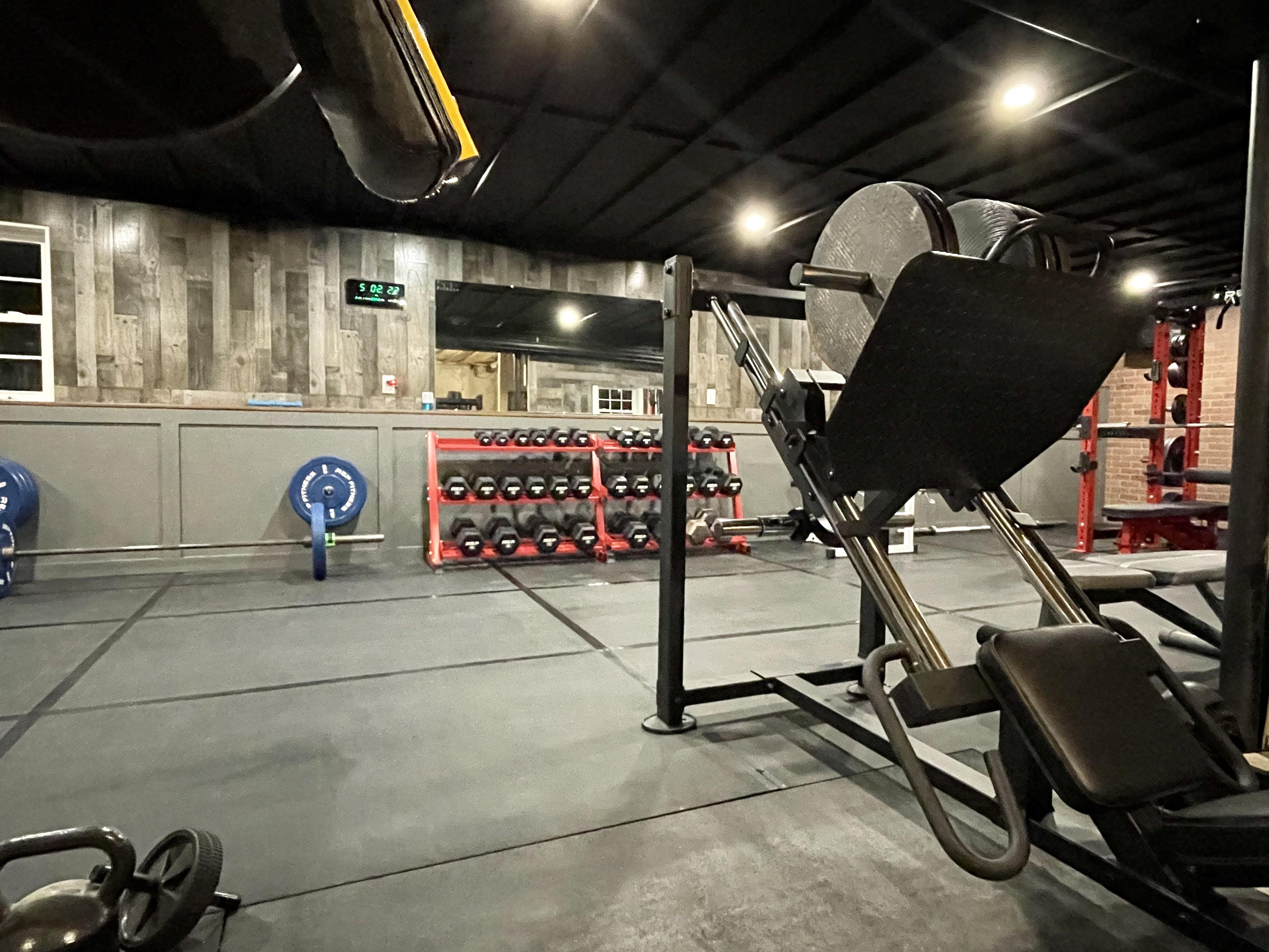 Home gym and wellness basement remodel in Clarksville, TN