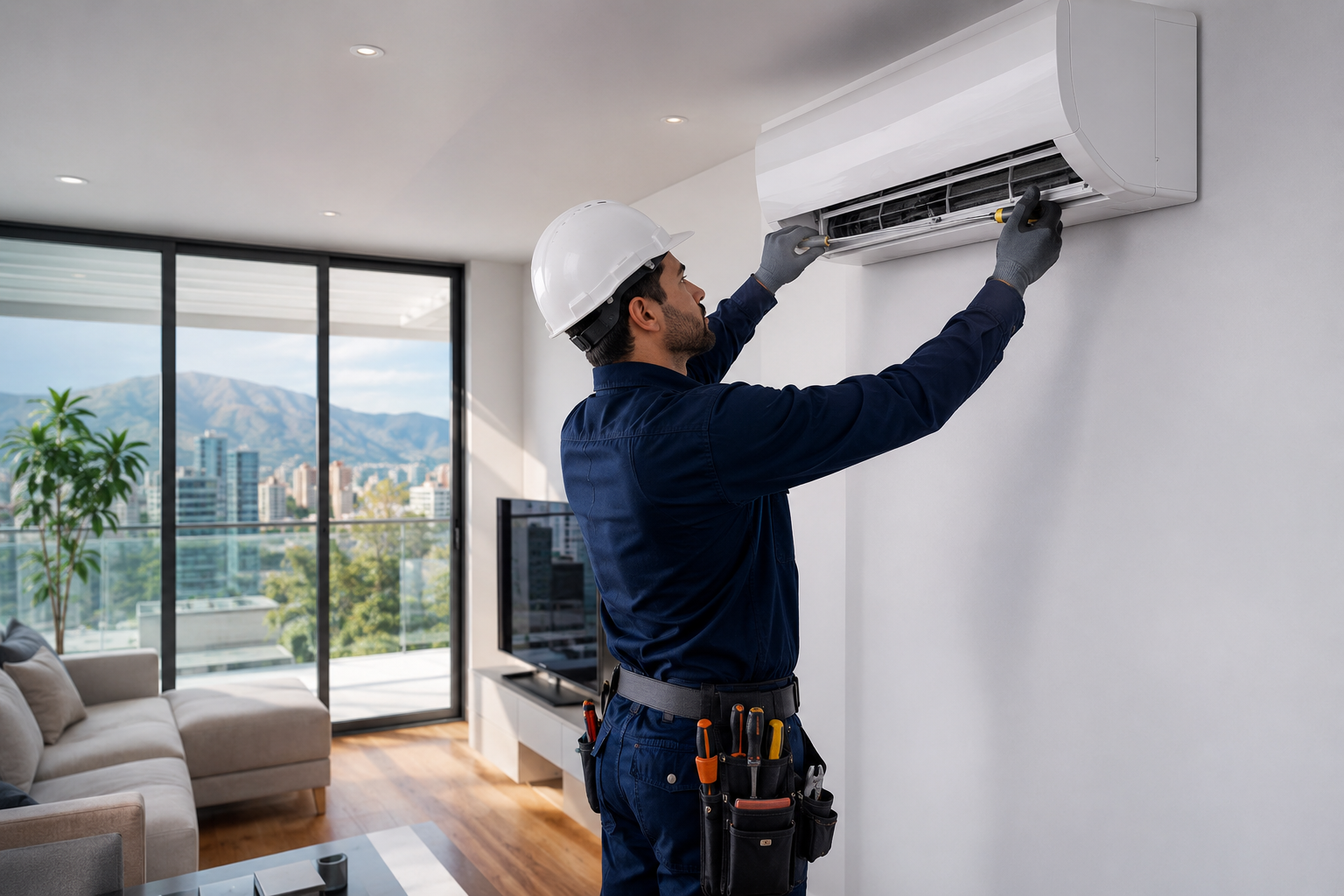 Instalación de aire acondicionado
