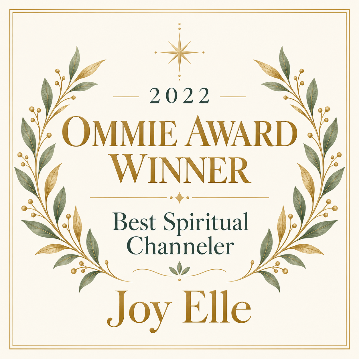 Joy Elle — 2022 Ommie Award Winner, Best Spiritual Channeler